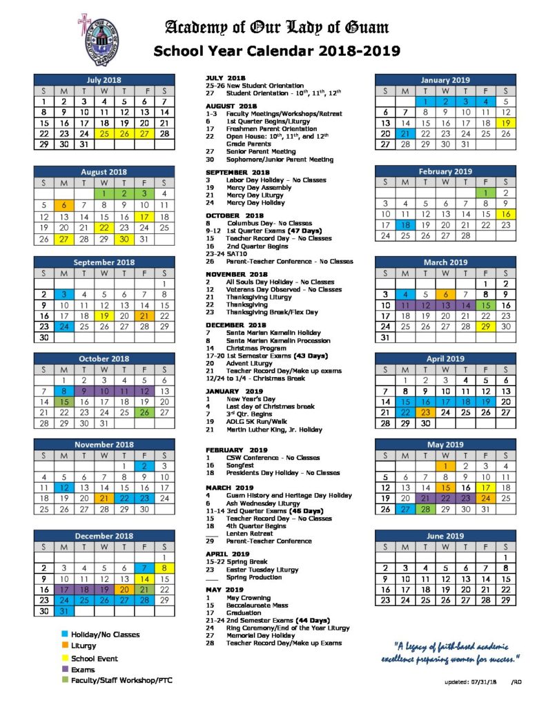 Calendar Sy 18-19 - Aolg